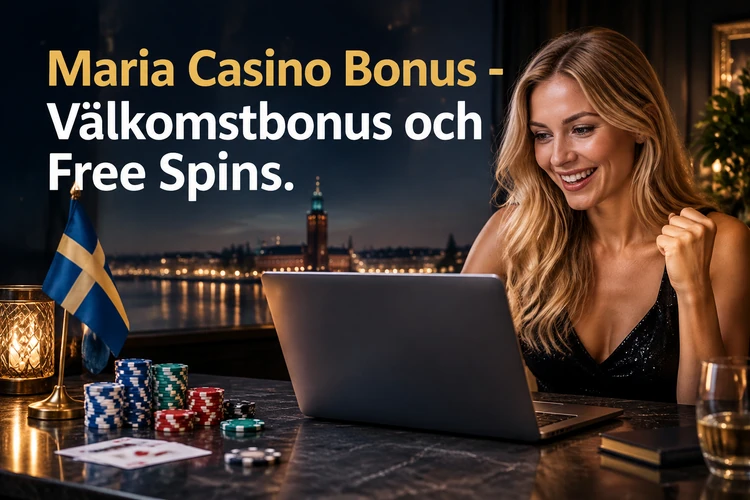 Maria Casino Bonus - Välkomstbonus och Free Spins
