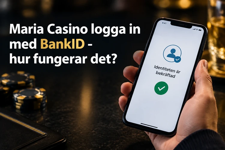 Maria Casino logga in med BankID - hur fungerar det?